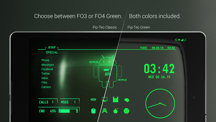 PipTec Green Icons & Live Wall Apk 