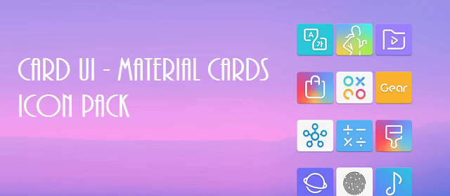 Card UI Material Cards Icon Pack