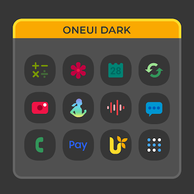 OneUI Dark Icon Pack Apk