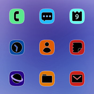 ONE UI FLUO ICON PACK Apk 
